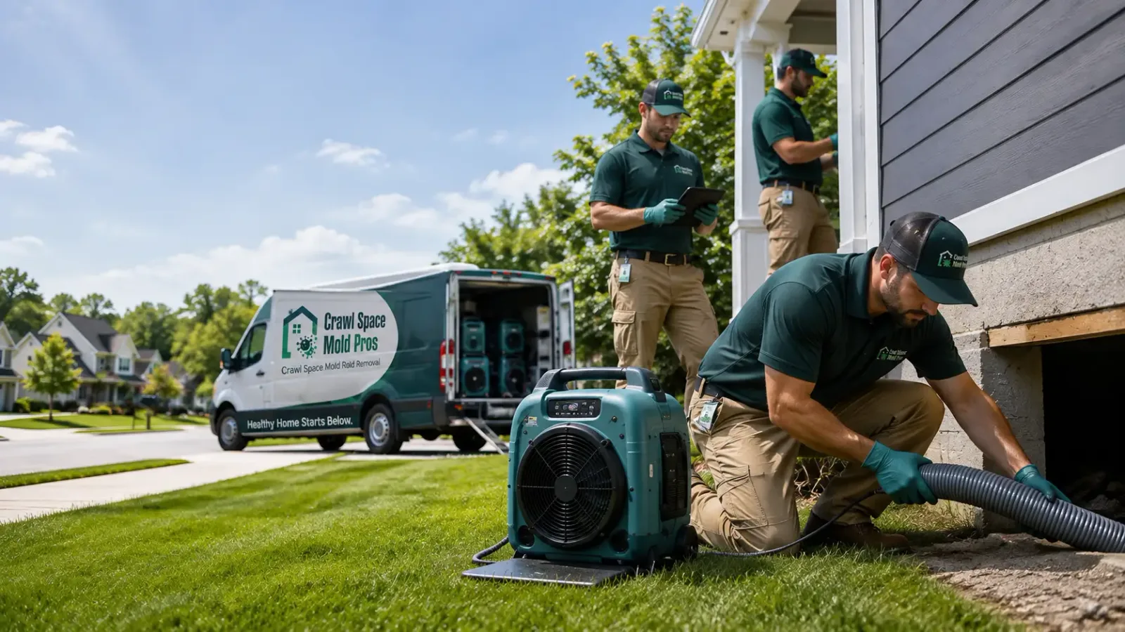 Crawl Space Mold Removal in Bethel, MN